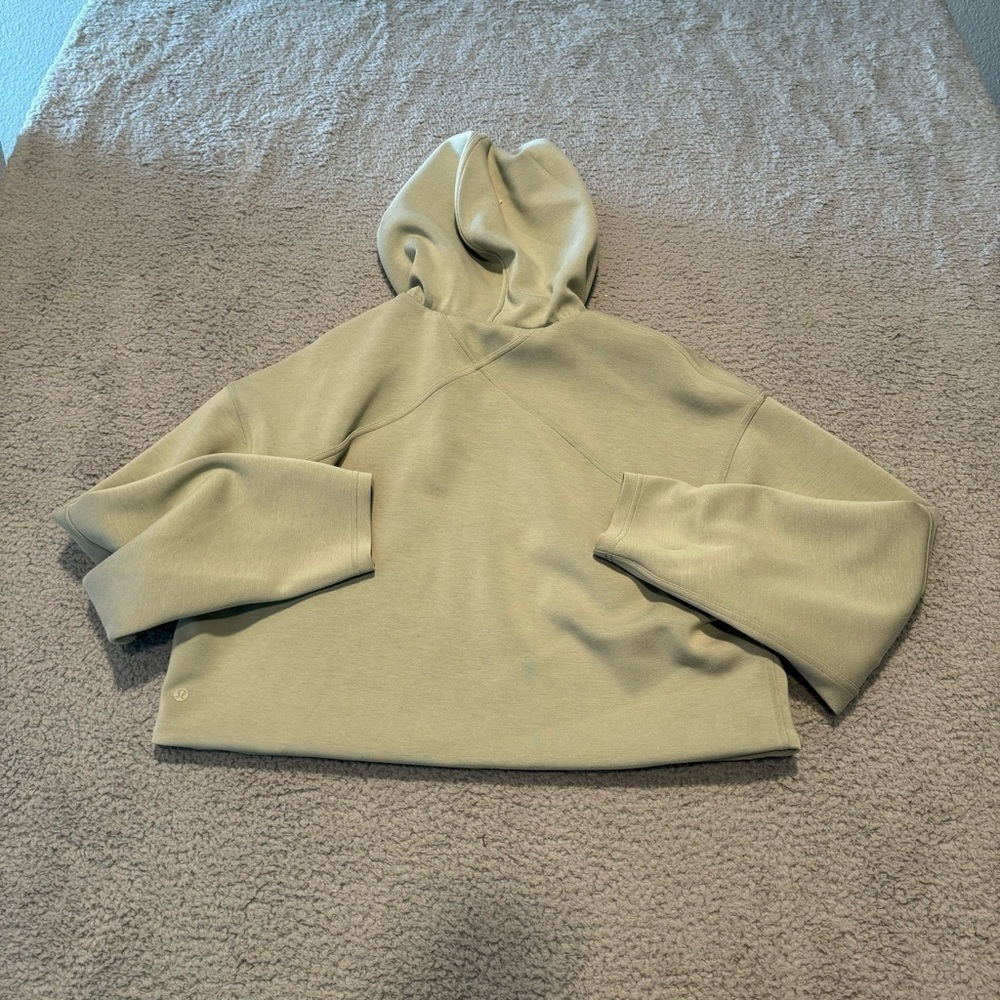 Lululemon Soft Oversized Zip Hoodie Size M/L Green Fern W3ESNS - Picture 2 of 11
